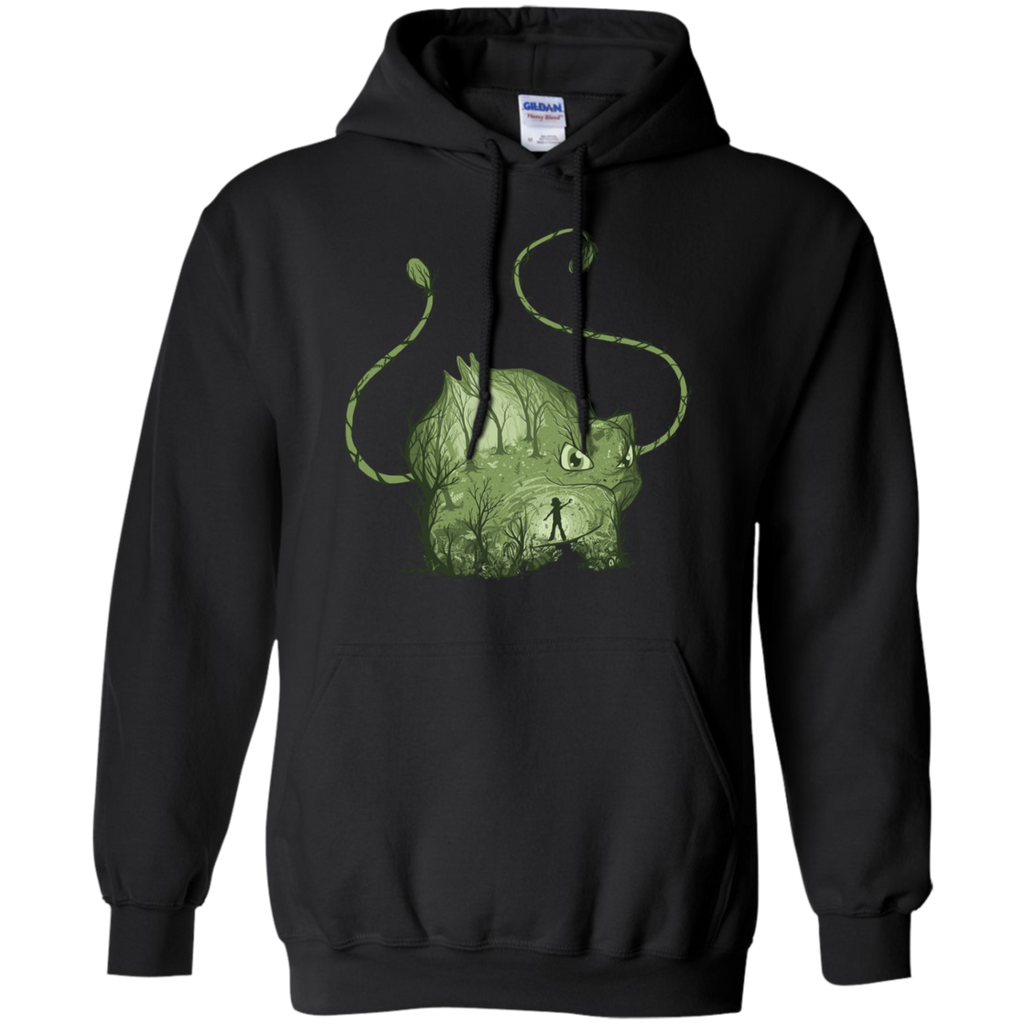 inside the green T-Shirt