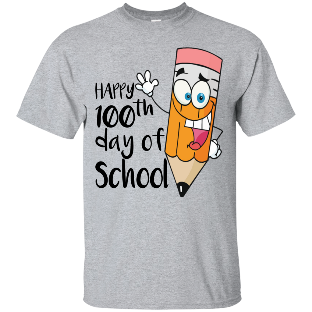 100th-day-of-school-pencil custom T-Shirt