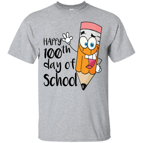 100th-day-of-school-pencil custom T-Shirt