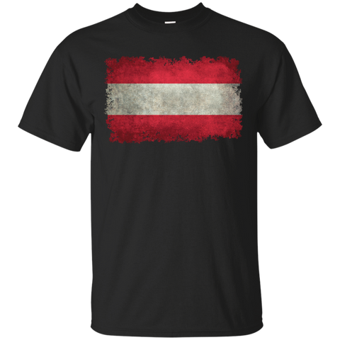flag of austria in vintage retro style T-Shirt