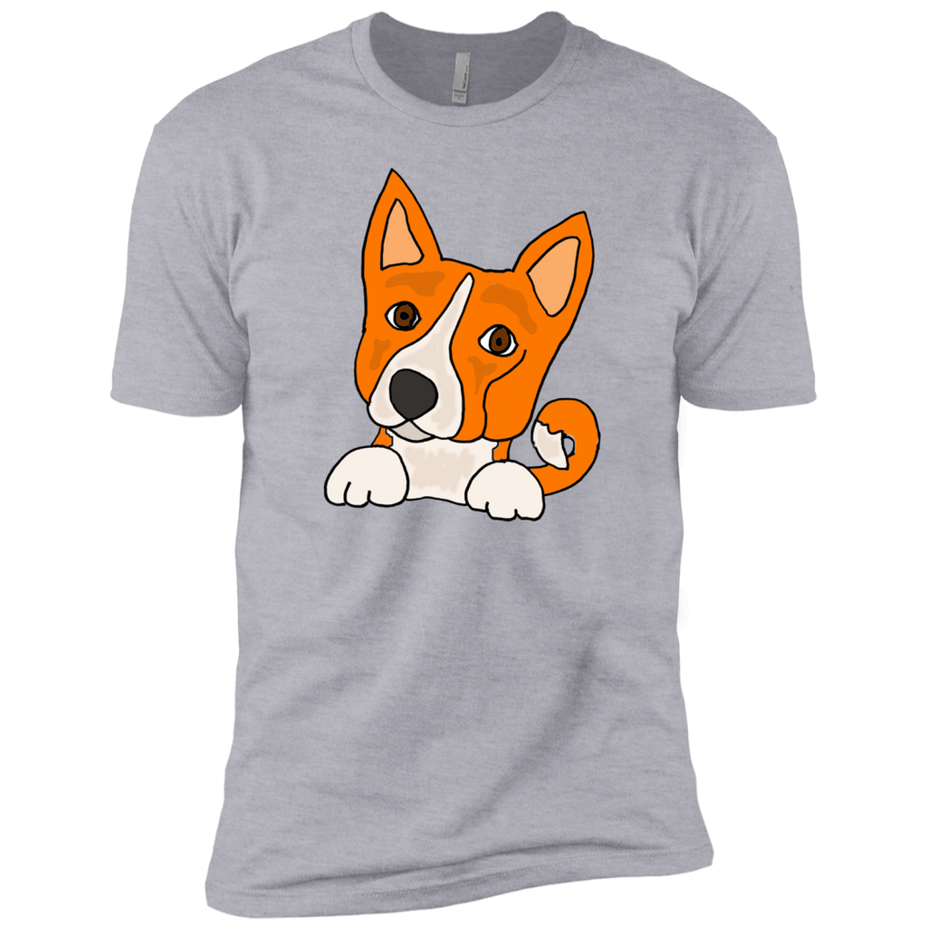 funny cute basenji puppy dog art T-Shirt