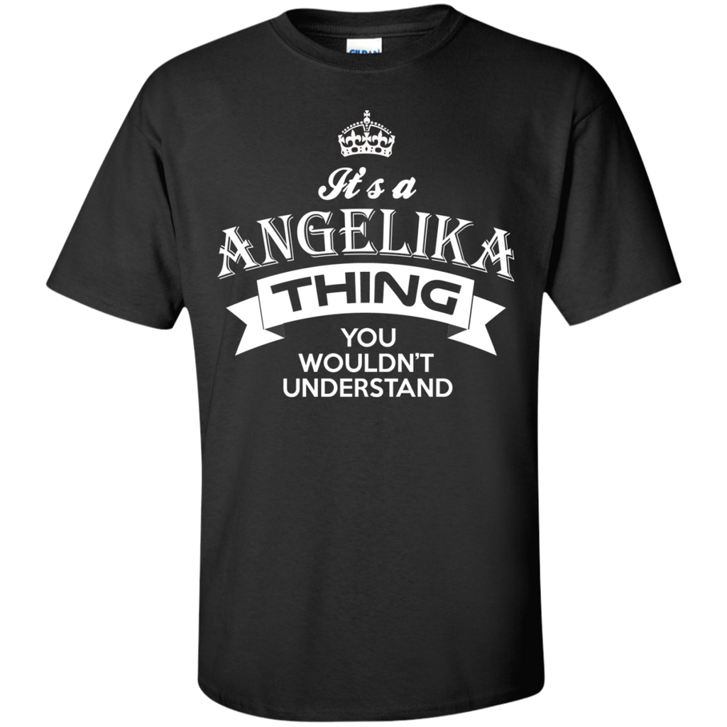 angelika, its an angelika thing you wouldnt understand, keep calm and let angelika hand it, angelika funny tshirt, names T-Shirt