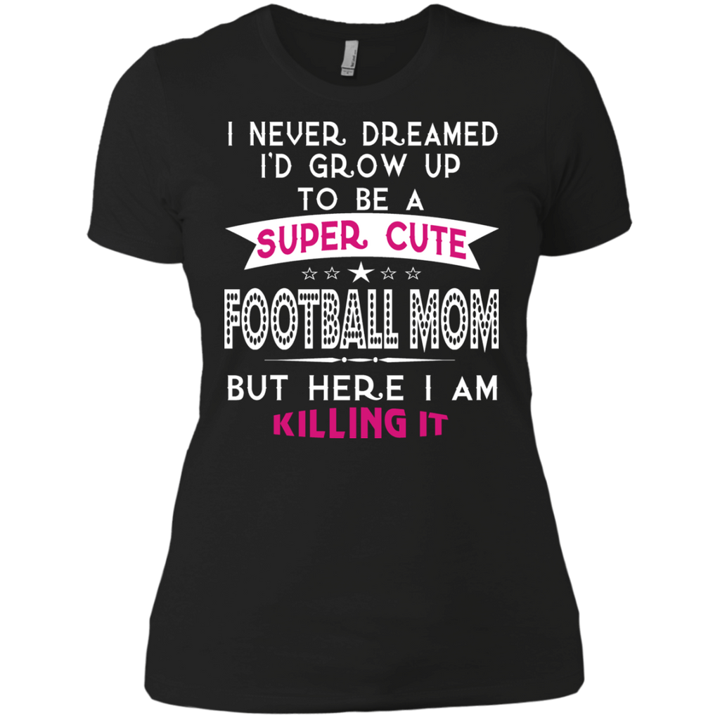 a super cute football mom T-Shirt