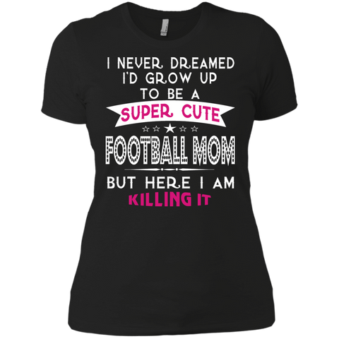 a super cute football mom T-Shirt