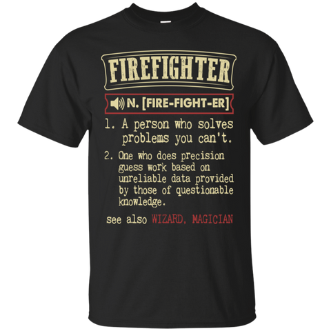 firefighter funny dictionary term T-Shirt