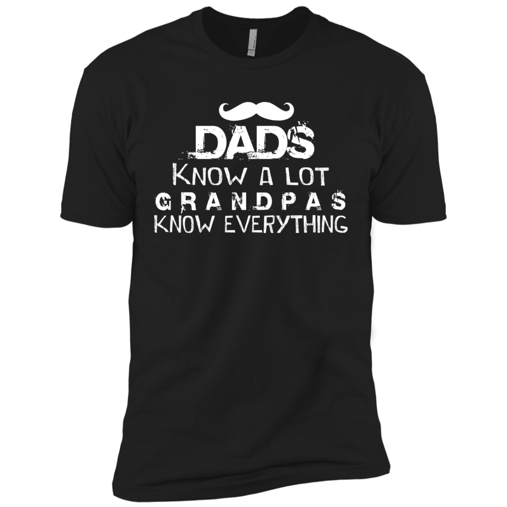 dads know a lot, grandpas know everything| funny grandfather papa unisex T-Shirt