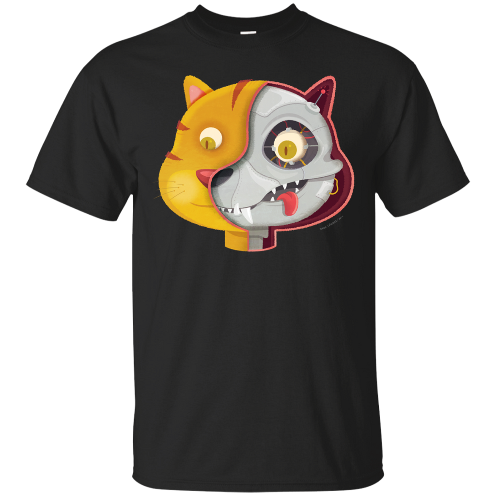 cyborg cat t- T-Shirt