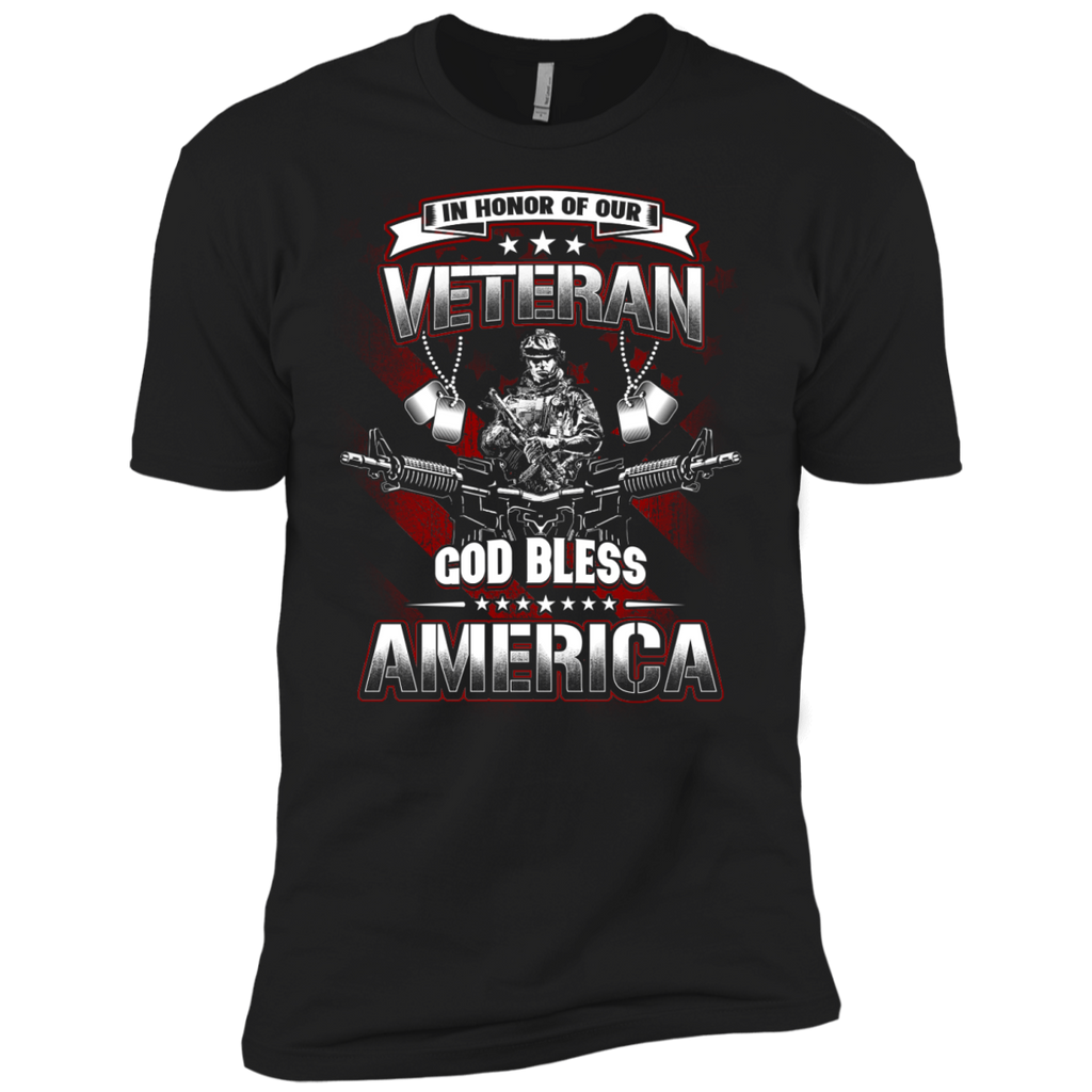 in honor of our veteran god bless america T-Shirt
