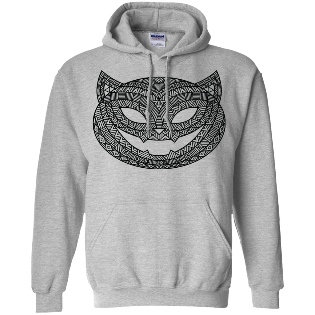 black patterned halloween cat sweatshirt T-Shirt