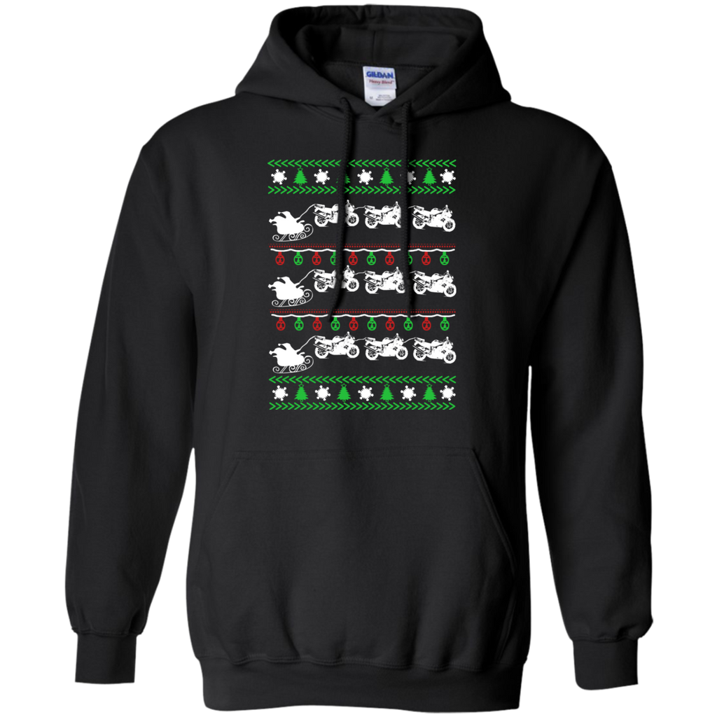 biker christmas holiday sweater T-Shirt