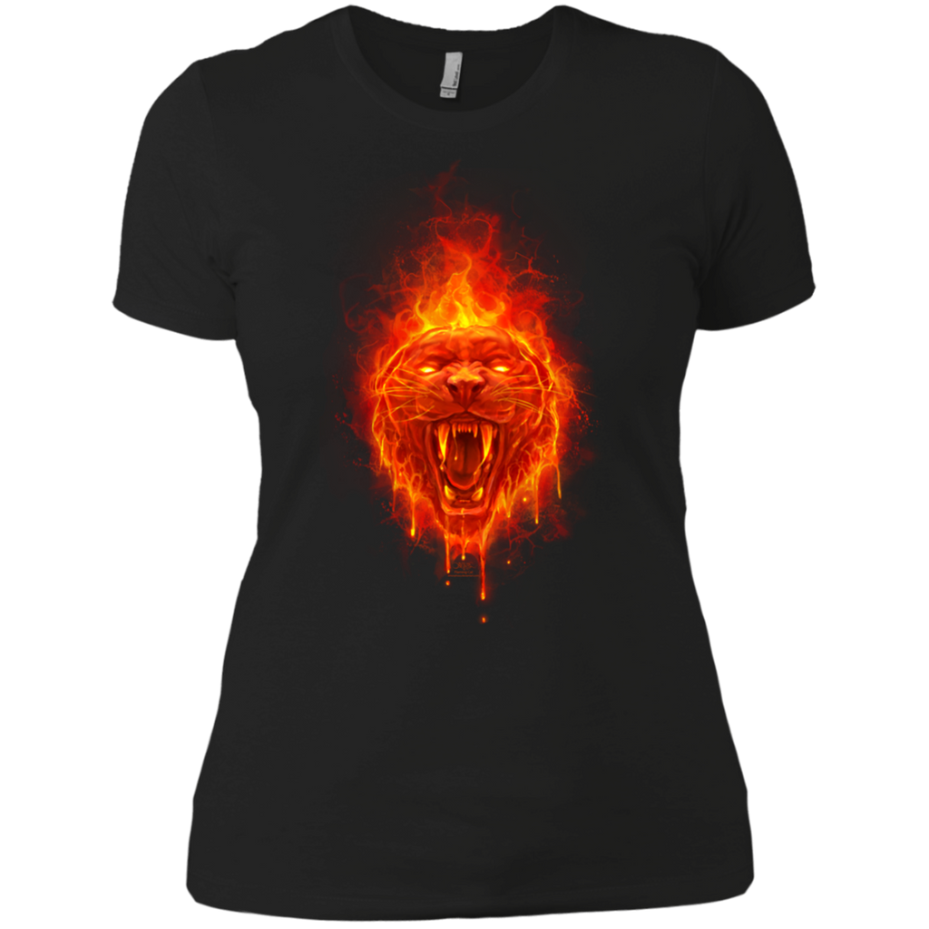 flaming cat t- T-Shirt