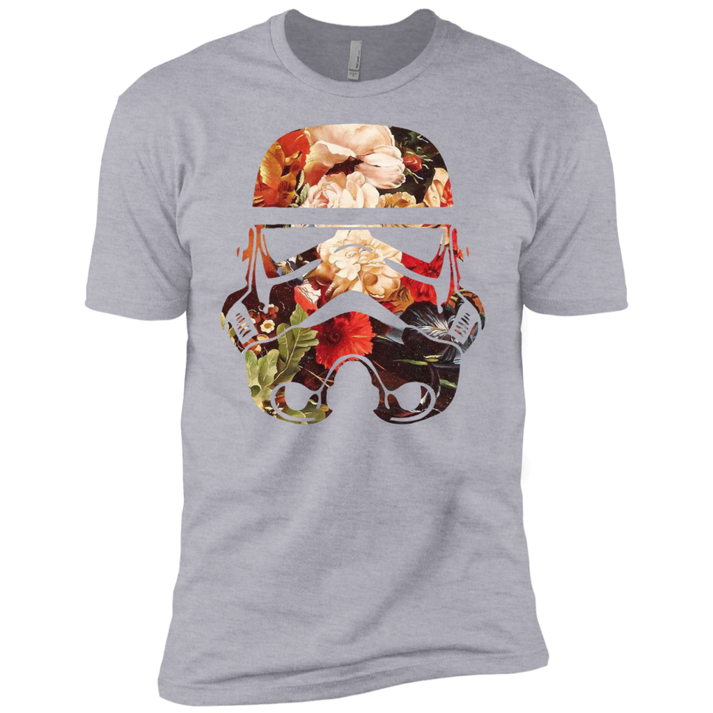floral print stormtrooper T-Shirt