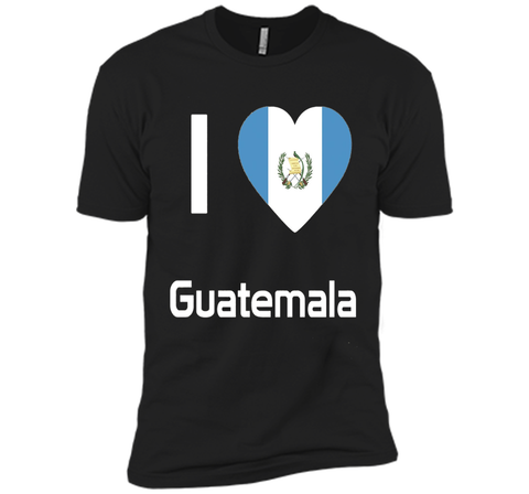 I love Guatemala T Shirt Flag of from Guatemalan tee
