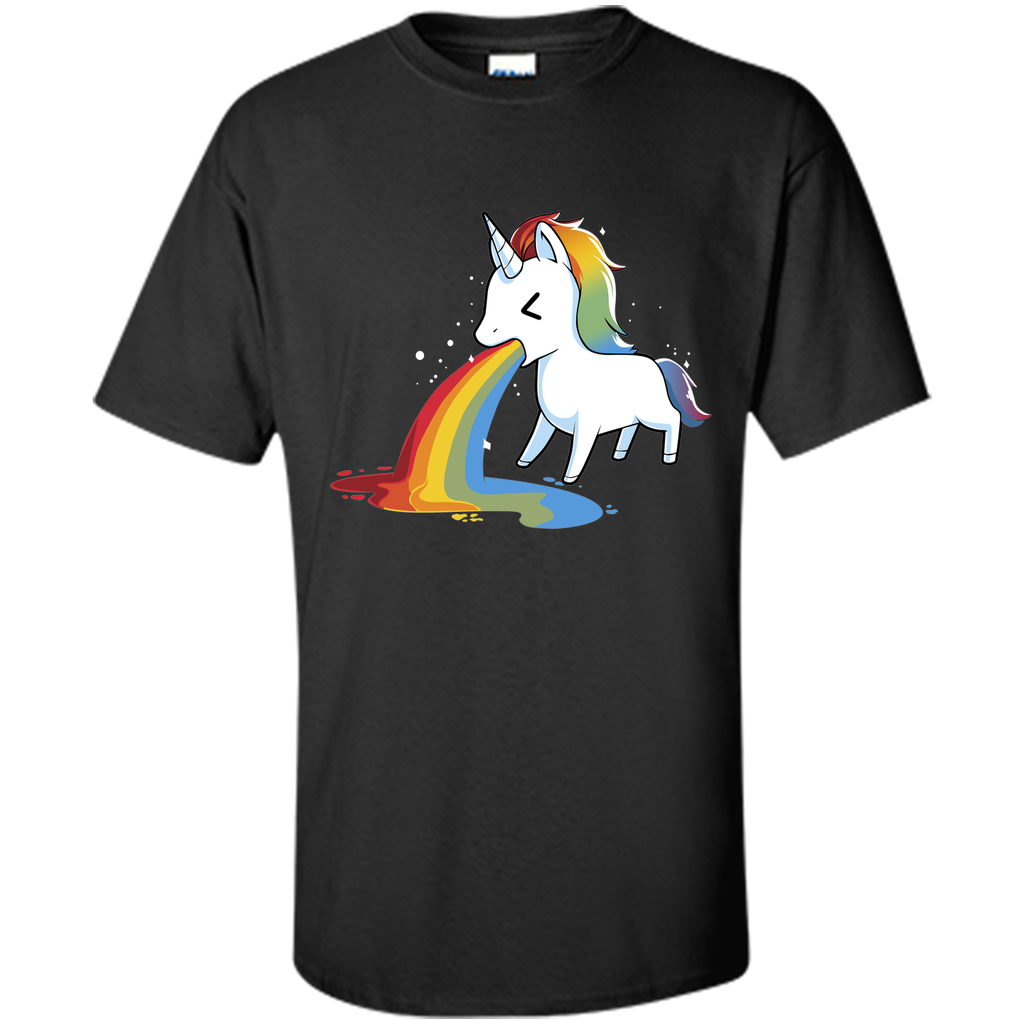 where rainbows come from-lovely unicorn t shirt