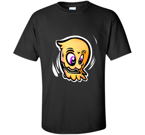 Funny Ghost Cartoon Skull Design Tee Gift Ghosts Fun T-Shirt cool shirt