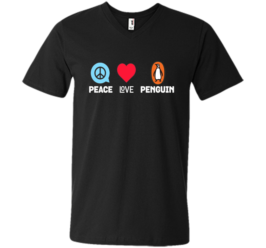 Peace Love Penguins Tee - Funny Penguin Animal Lover T-Shirt