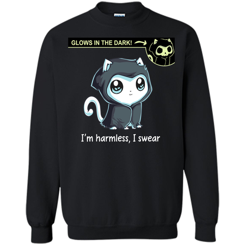 grim kitty, i'm harmless, i wear-lovely cat-lovely animal t shirt