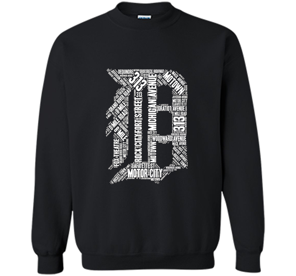 Detroit T Shirt Graphic D