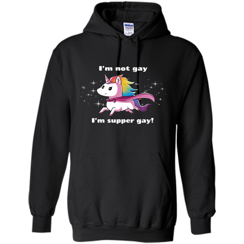I'm super gay-lovely unicorn tshirt