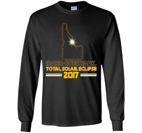 Idaho Goes Dark Total Solar Eclipse 2017 T-shirt