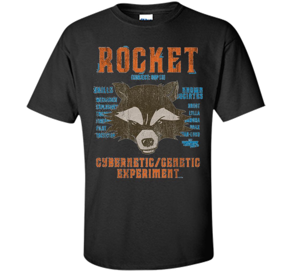 Marvel Rocket Guardians of the Galaxy 2 List Graphic T-Shirt