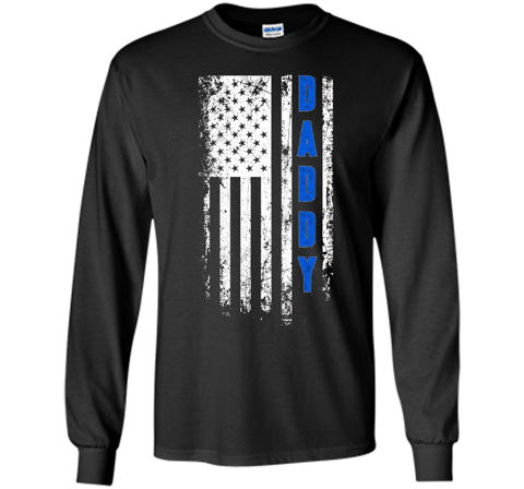 Father's Day t-Shirt - America Daddy Flag Blue