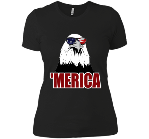 'Merica Patriotic Bald Eagle Graphic T-Shirt