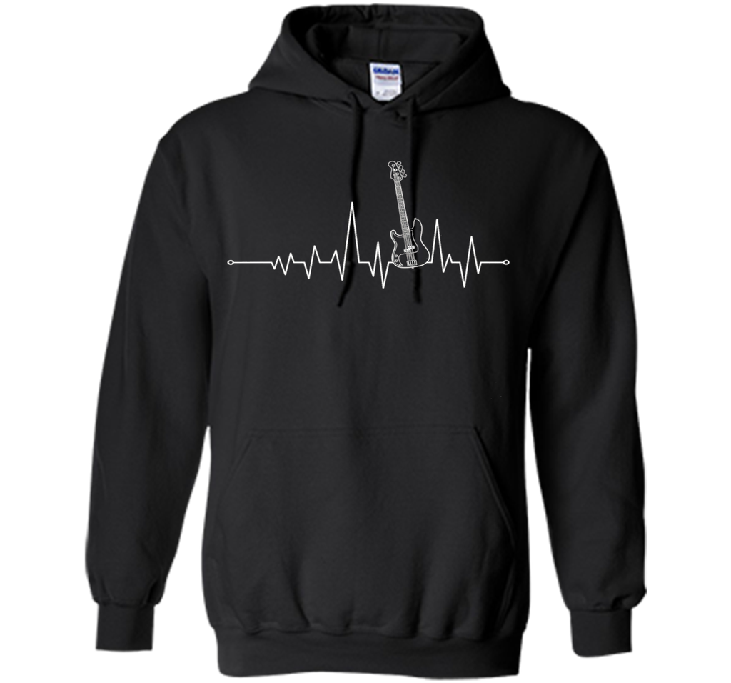 Guitar Heartbeat - Bass Guitar T shirt
