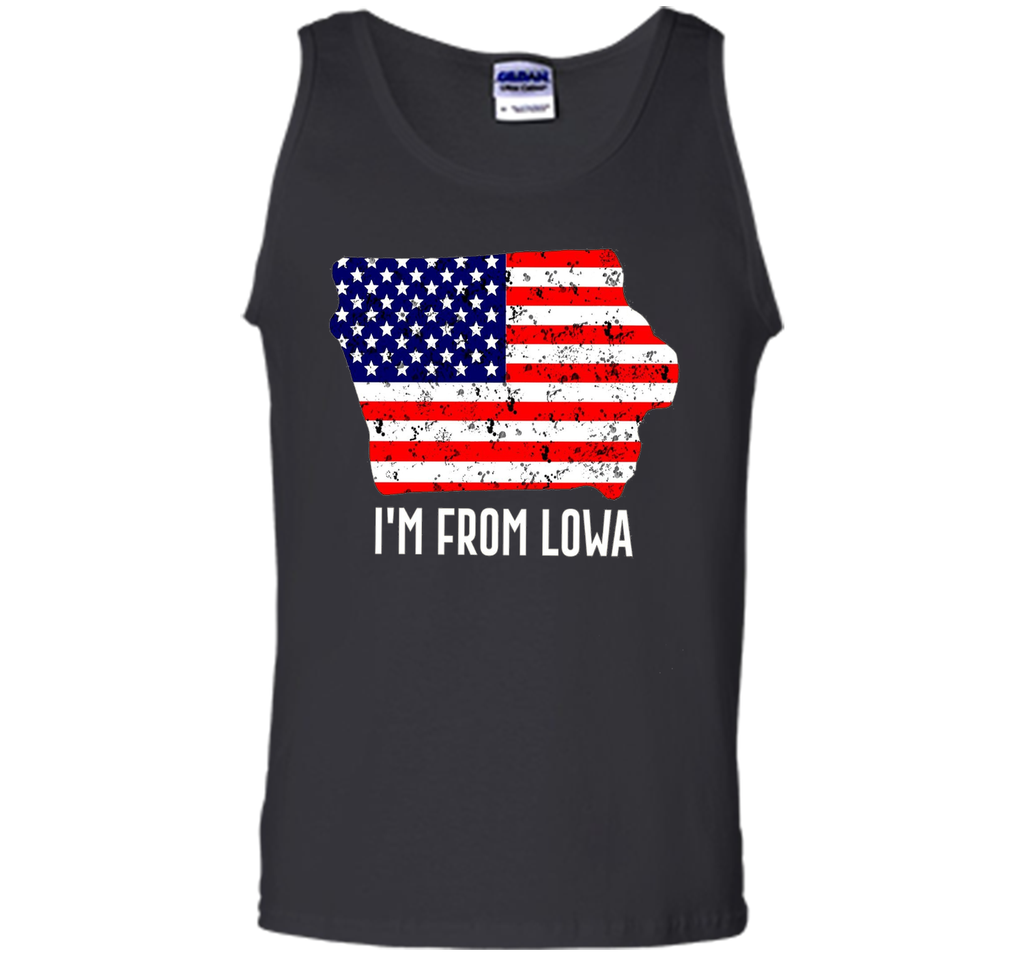 Proud of Lowa-US flag Independence day Tshirt