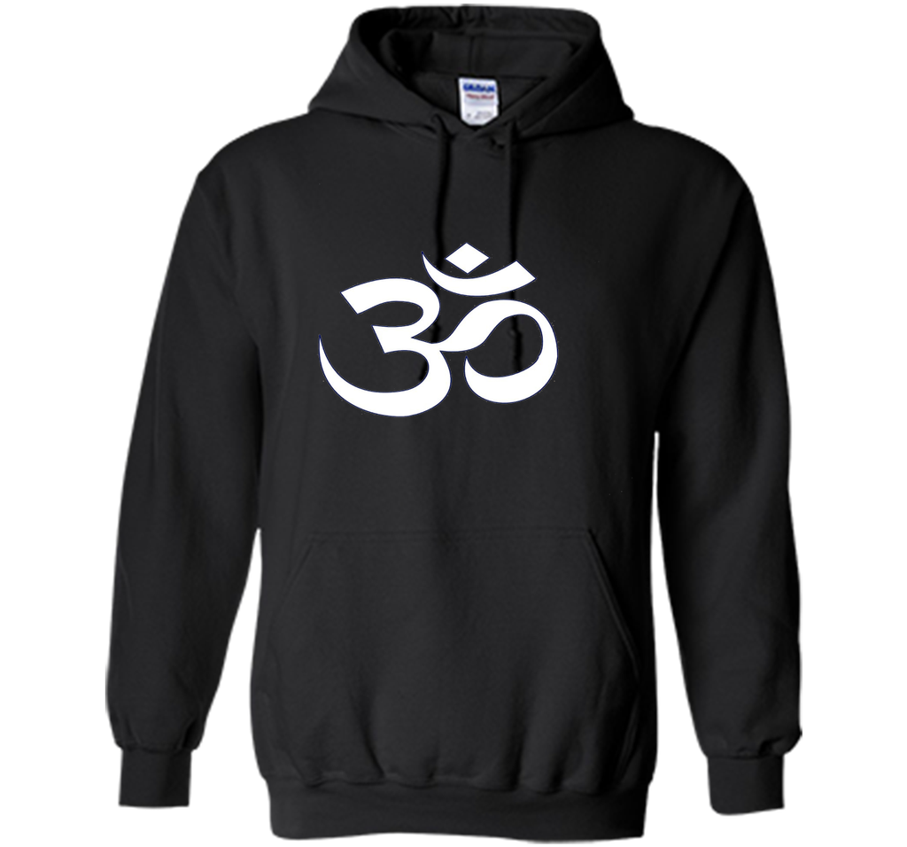 White Ohm Om Symbol Yoga Namaste T-Shirt