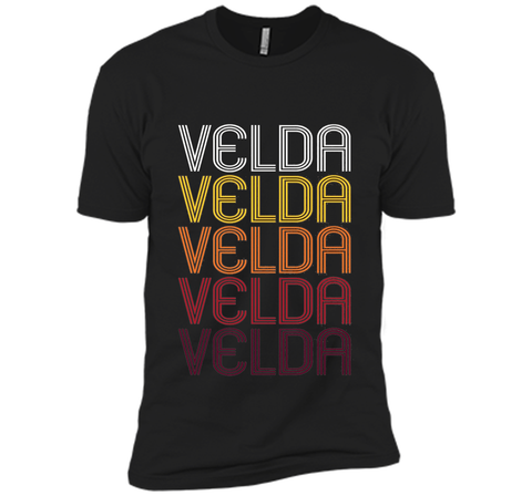 Velda Retro Wordmark Pattern - Vintage Style T-shirt