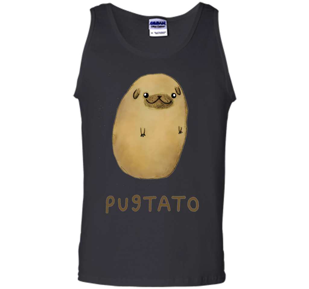 Funny Cute Dog Pug Potato T-Shirt