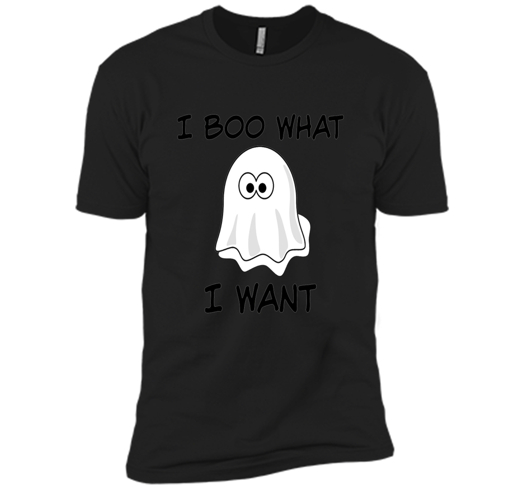 Funny Halloween T Shirt, ghost pun, I BOO What I want shirt