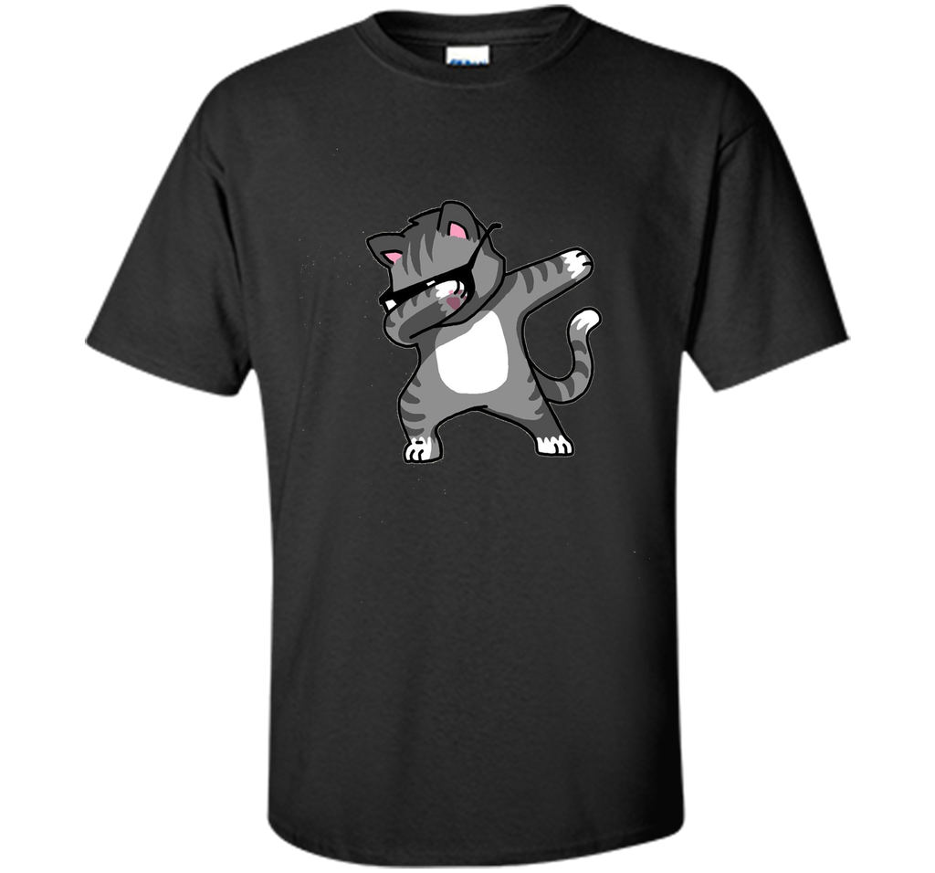Dabbing Cat Funny Shirt Dab Hip Hop Dabbing Kitten