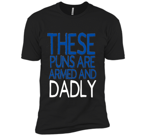 Funny Dad Jokes Shirt These Puns Are Dadly Fathers Day Blue