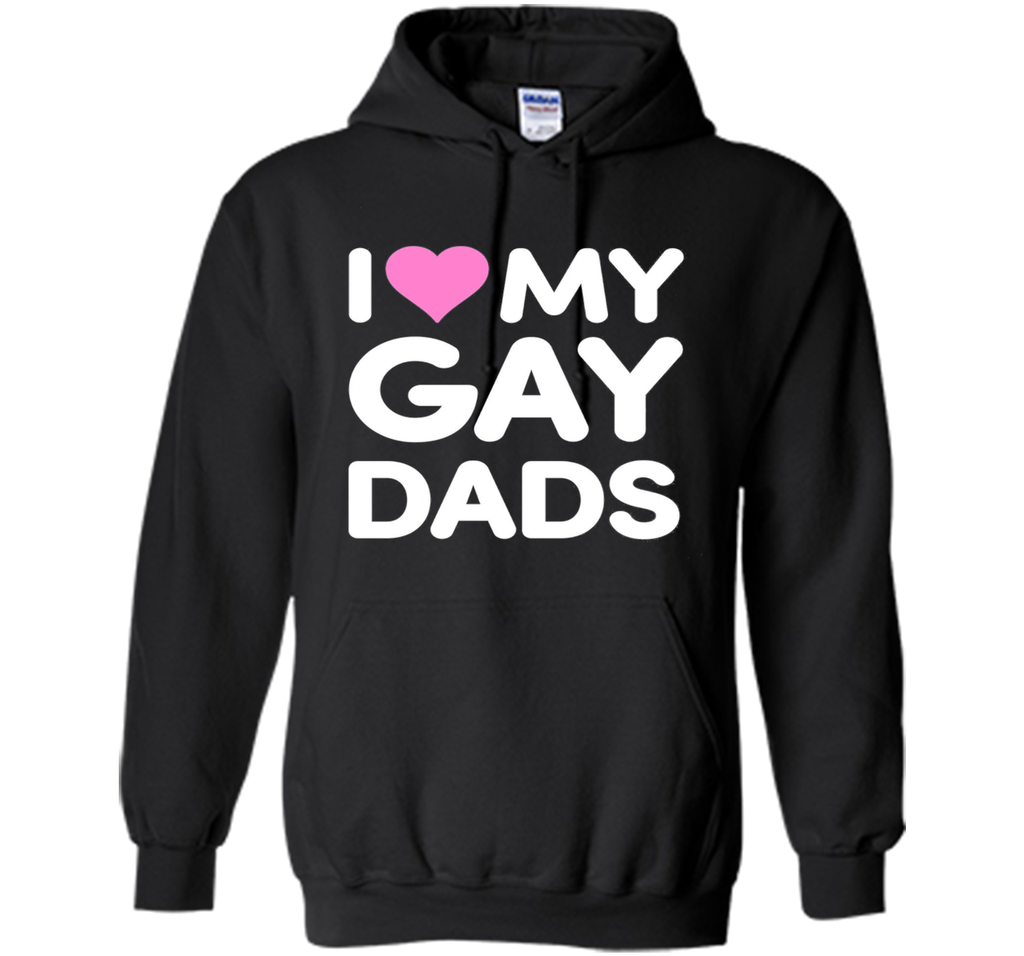 I Love My Gay Dads T-Shirt | Heart Dad Shirt