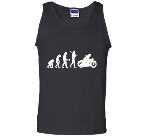 Funny Vintage Motorcycle Motorbike Bikie Evolution T-Shirt