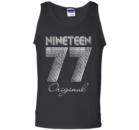 Vintage Nineteen 77 Original 40th Birthday 1977 T-Shirt