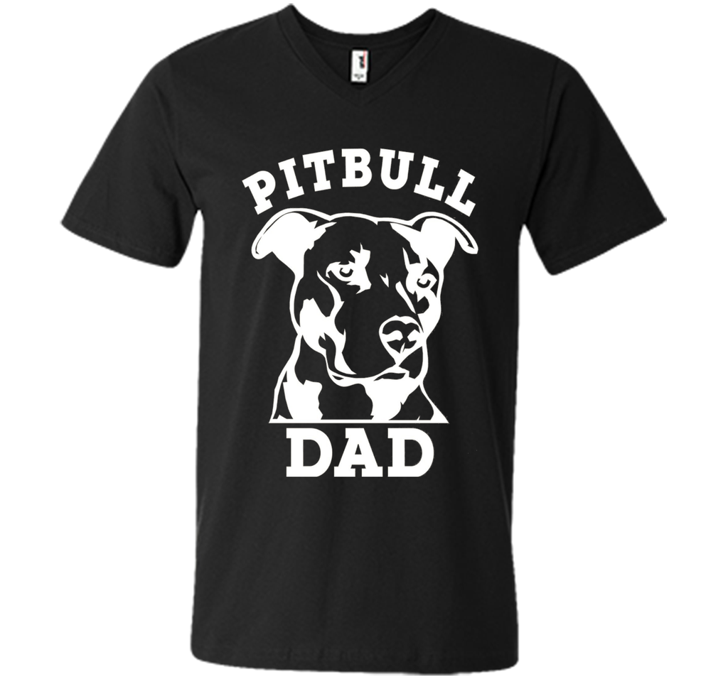 Pit Bull Dad T-Shirt (pitbull tee shirt, pitbull owner)