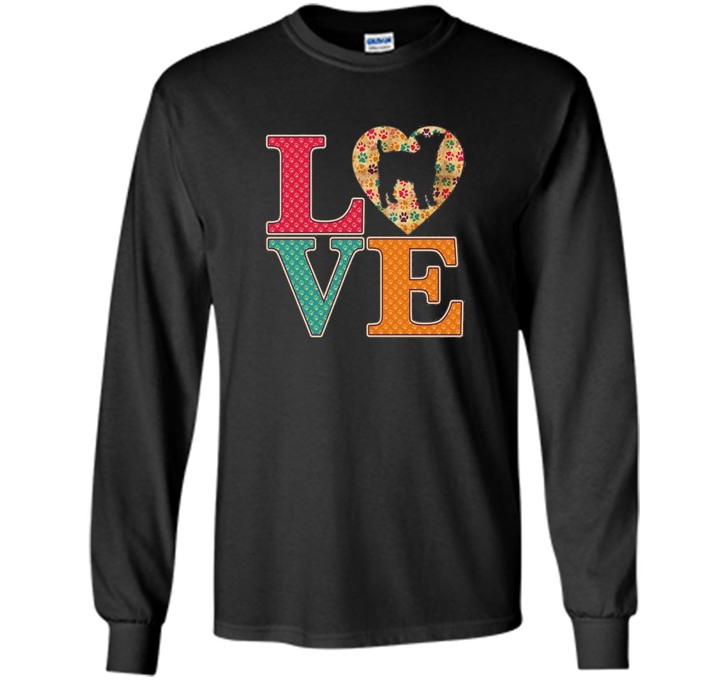 Love Yorkiepoo Shirt for Yorkiepoo Dog Lovers