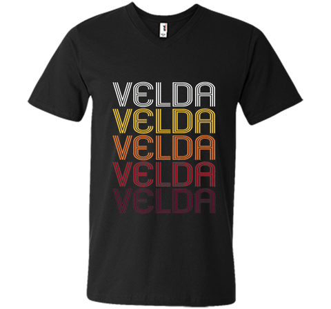 Velda Retro Wordmark Pattern - Vintage Style T-shirt