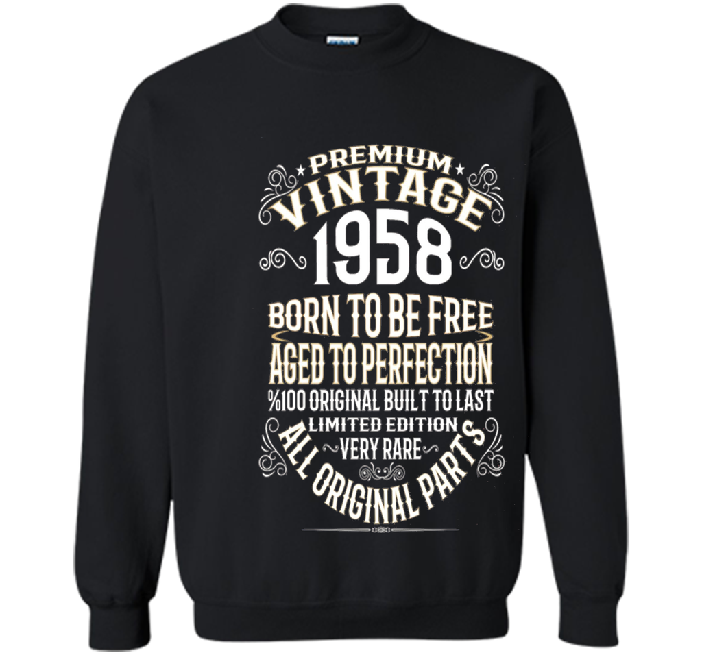 Premium Vintage 1958 Aged To Perfection 100% Genui T-Shirt