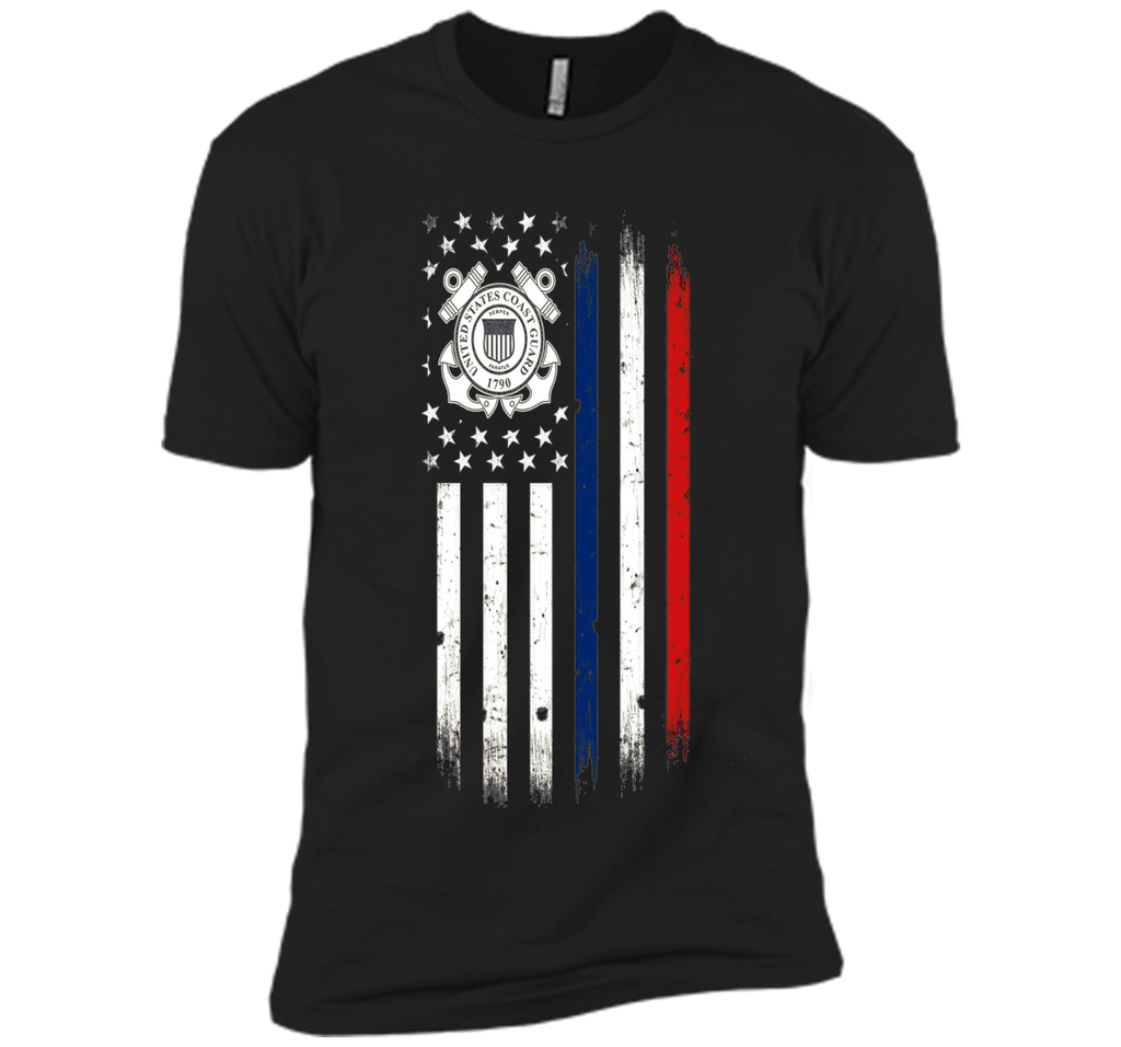 US Coast Guard American Flag Tshirt cool shirt