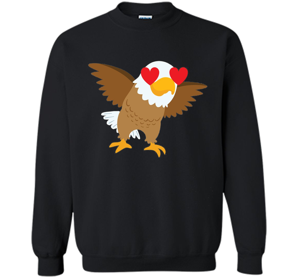 Eagle Emoji Heart Eye Shirt T-Shirt Tee