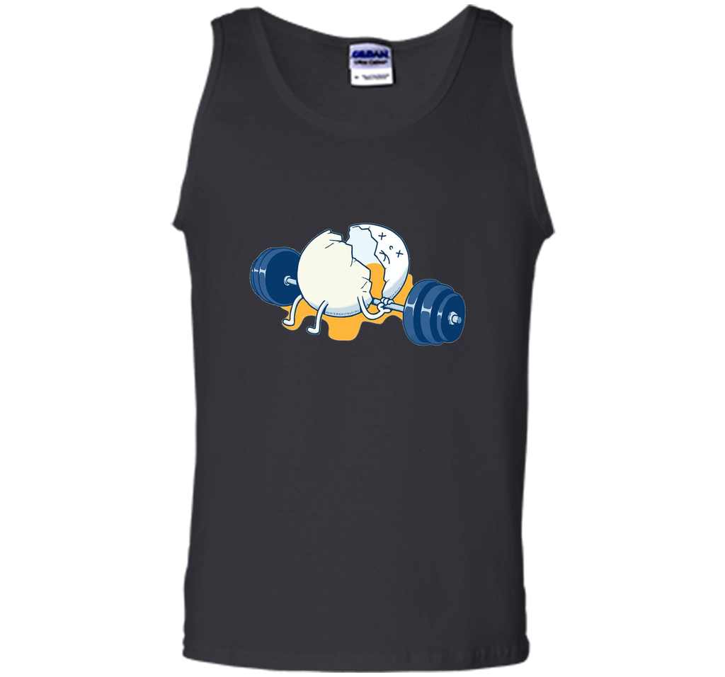 Weightlifting Accident Gym Funny Egg T-shirt