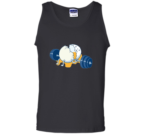 Weightlifting Accident Gym Funny Egg T-shirt