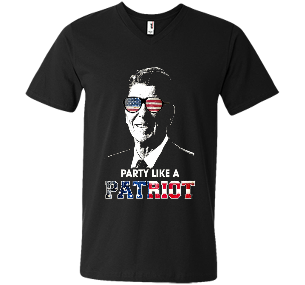 Party Shirt Like A Patriot Reagan USA Pride vintage