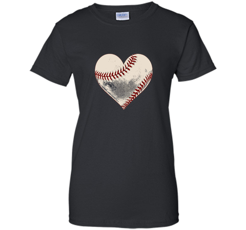 Baseball Heart, Cute Mom Love Premium T Shirt