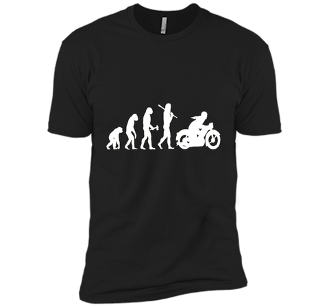 Funny Vintage Motorcycle Motorbike Bikie Evolution T-Shirt
