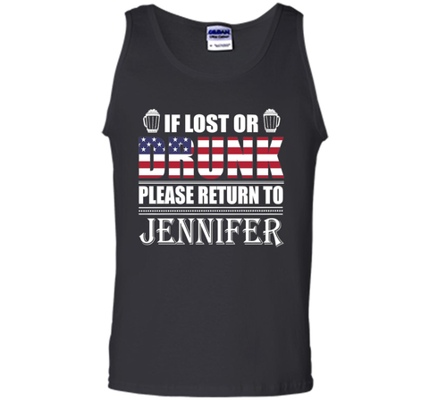 If Lost Or Drunk Please Return To Jennifer T-Shirt- Beer Sh